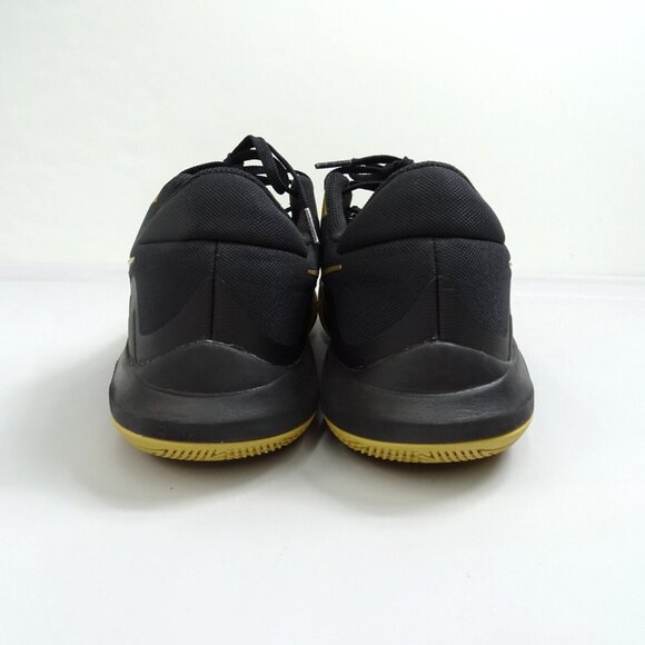 NIKE PRECISION VI 6 BLACK-METALLIC GOLD BASKETBALL SZ 12.5 US [DD9535-005] - Picture 3 of 10